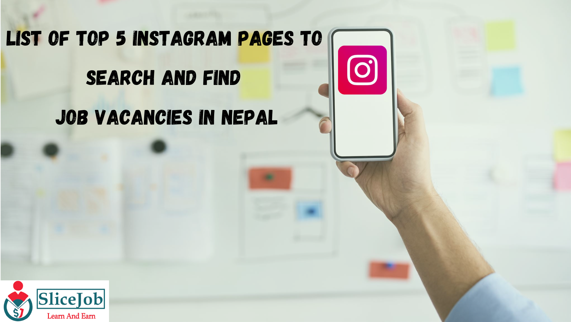 List of top 5 Instagram Pages to Search and Find Job Vacancies in Nepal