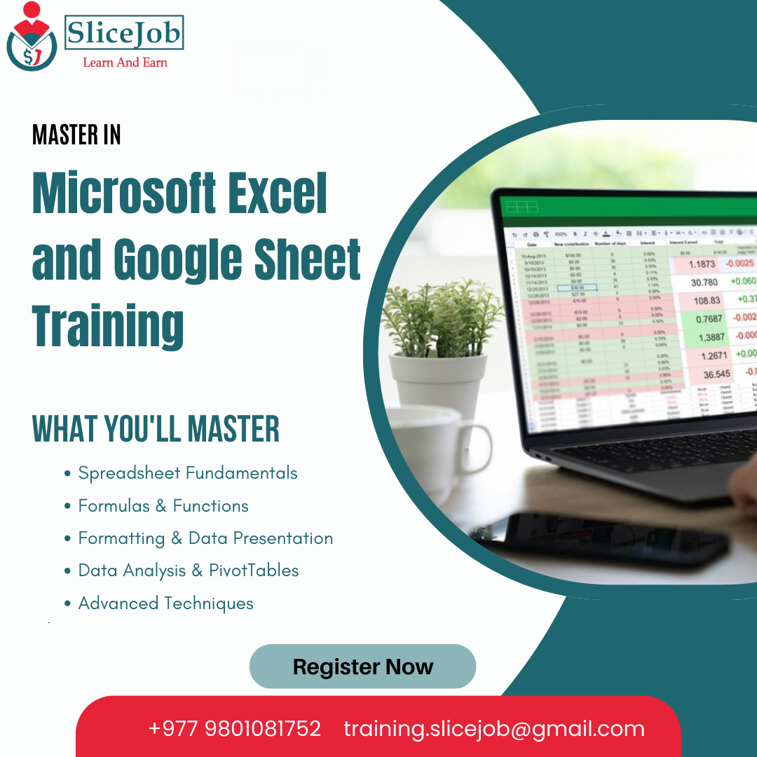 Basic And Advanced Microsoft Excel And Google Sheet Training